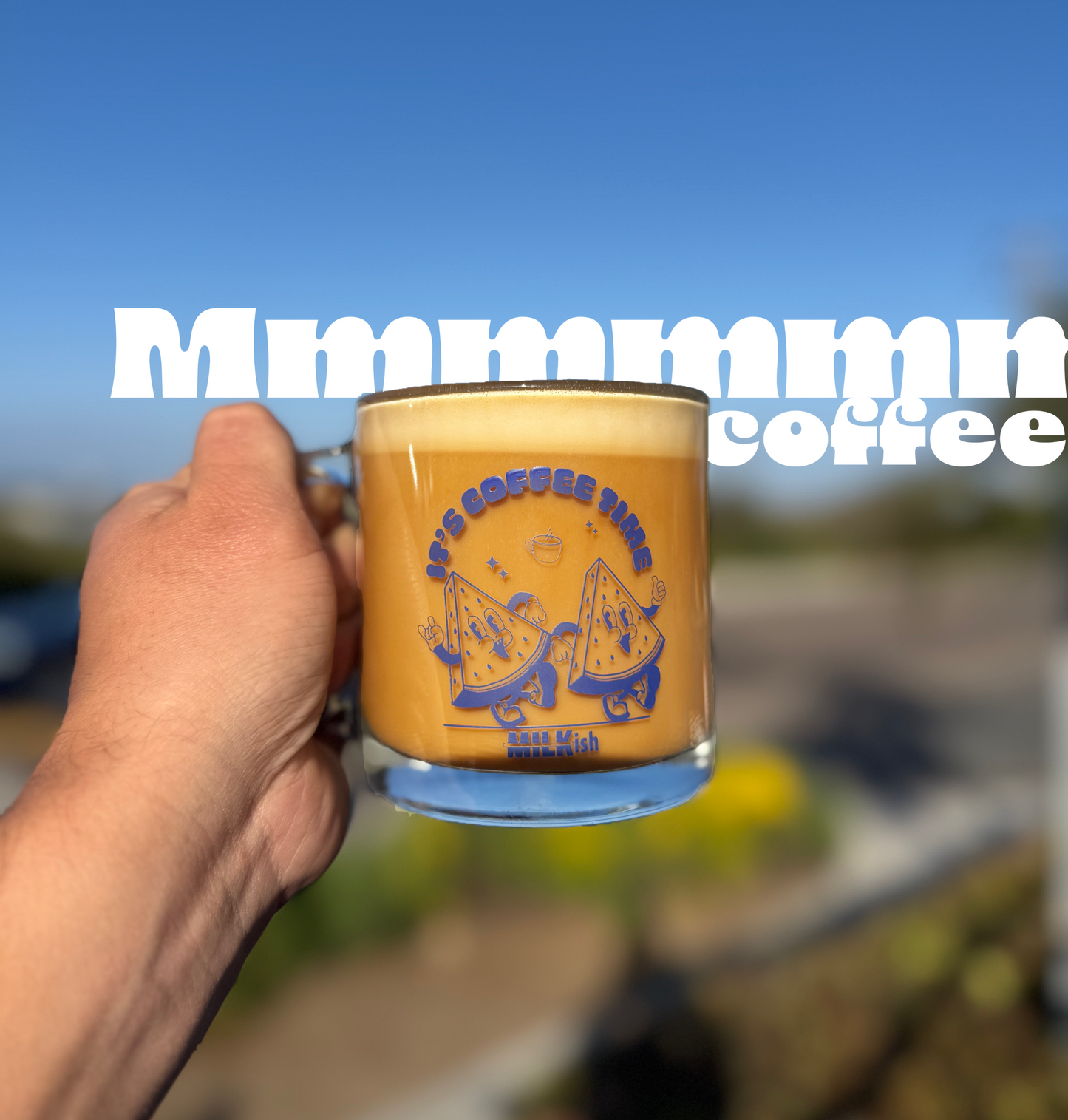 Coffee Club Glass Mug