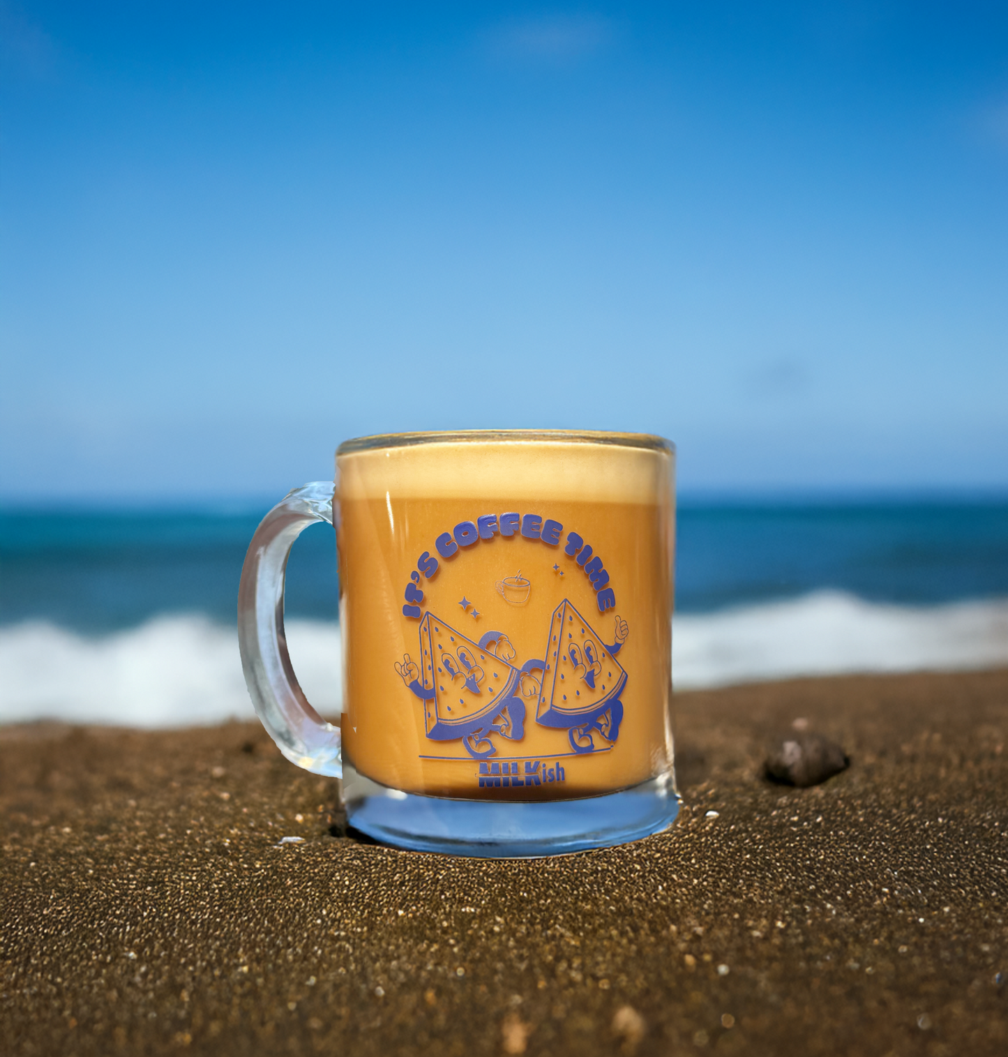 Coffee Club Glass Mug