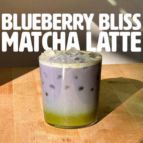 Blueberry Bliss Matcha Latte