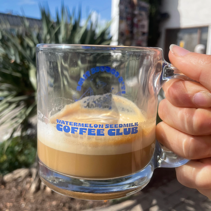 Coffee Club Glass Mug
