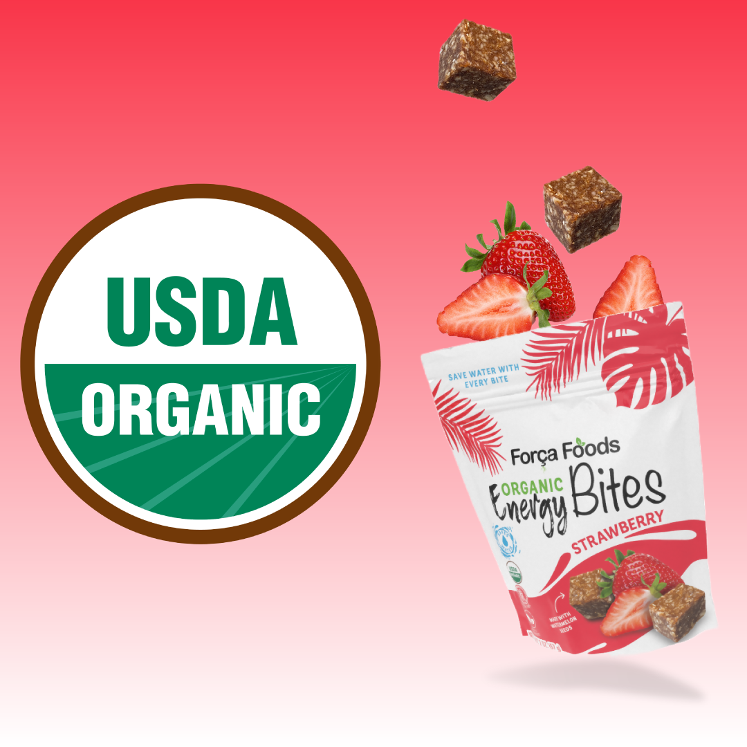 Organic Strawberry Energy Bites